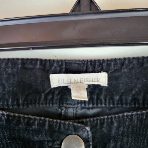 Eileen Fisher Size 14 light Corduroy Pants - Picture 3 of 6